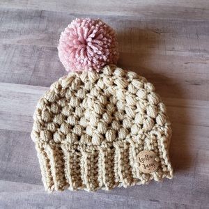 HANDMADE by Izetta Jane Newborn Baby Girl Beanie